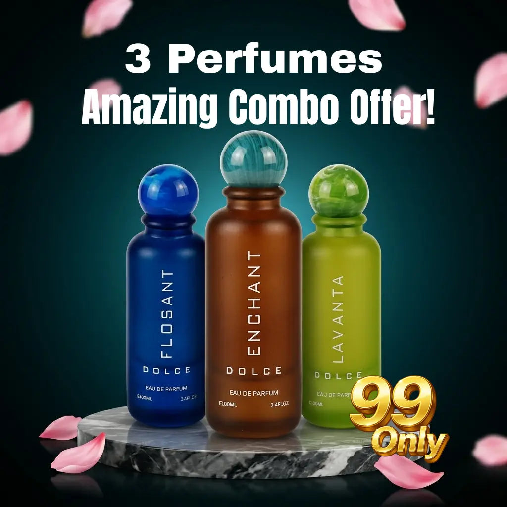 Perfume Trio Combo 100ml  – Flosant, Enchant & Lavanta Honest Perfumes