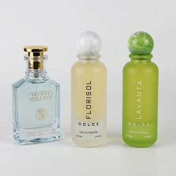 Perfume Trio Combo 100ml – Secret Million, Lavanta & Florisol