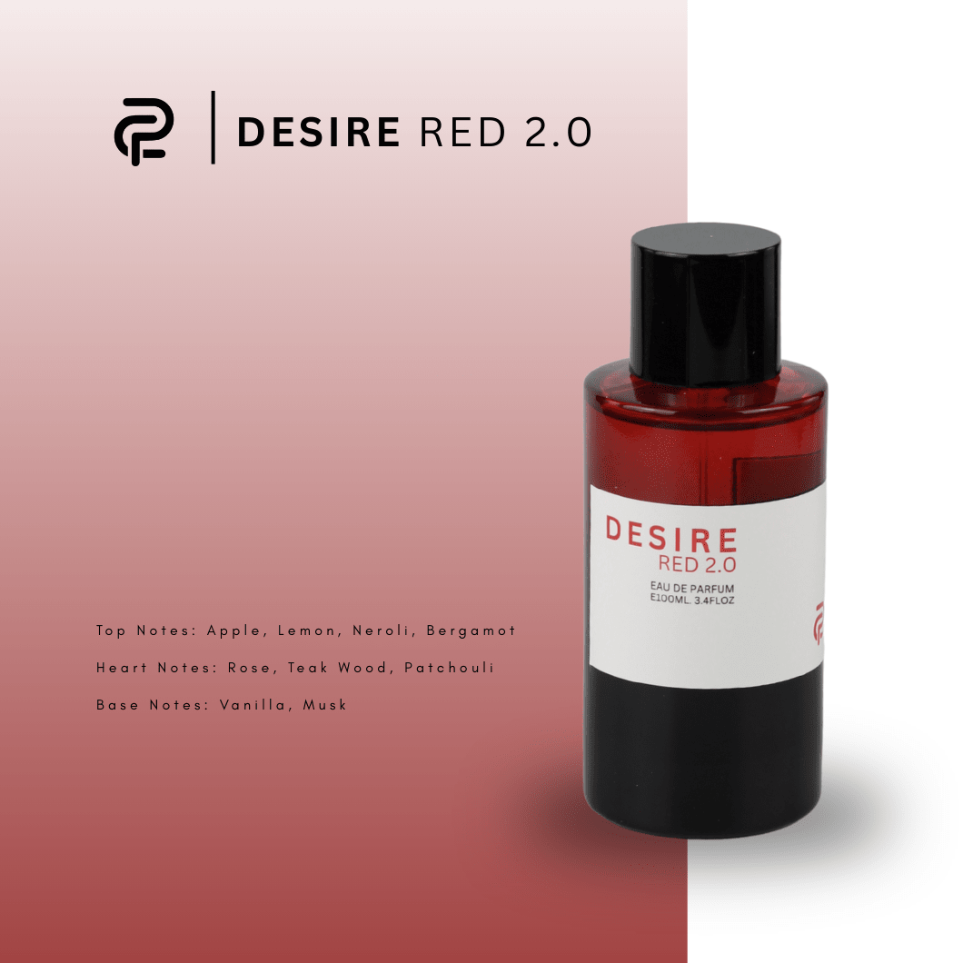 Currency Perfumes Desire Red 100ml - Long lasting perfume
