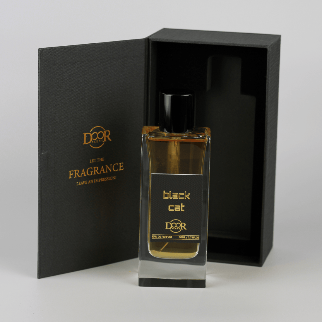 Doorscent Black Cat 80ml Perfume with Magnetic Map - Long lasting perfume