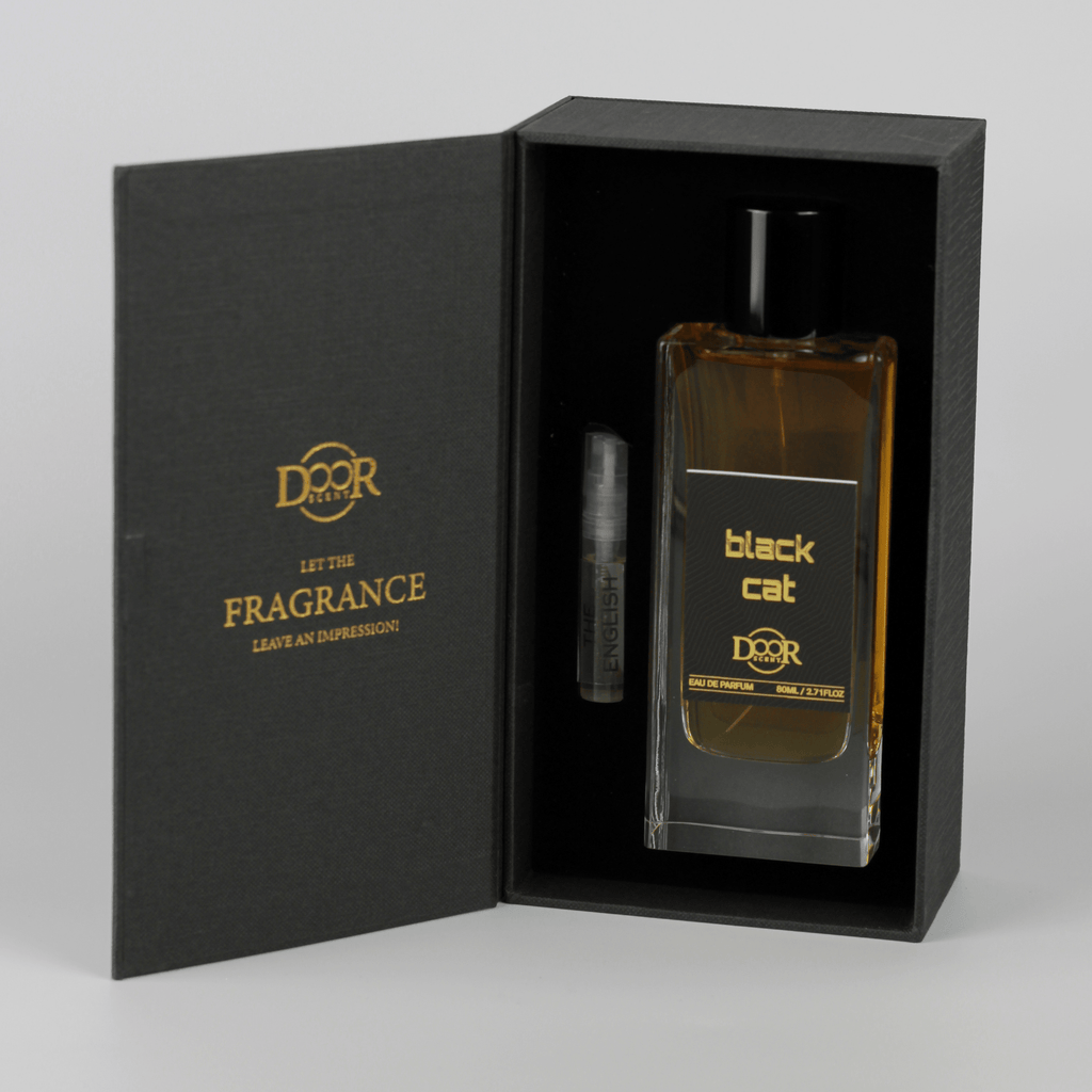 Doorscent Black Cat 80ml Perfume with Magnetic Map - Long lasting perfume
