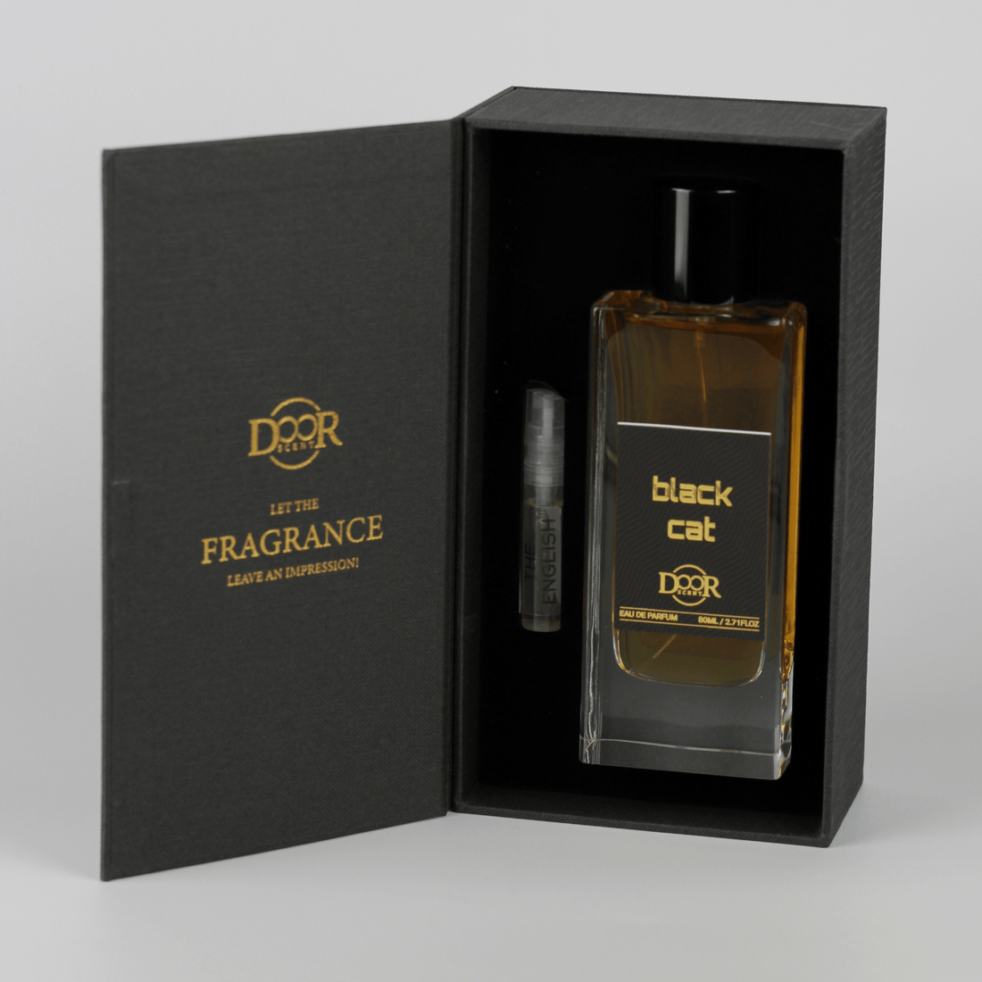 Doorscent Black Cat 80ml Perfume with Magnetic Map - Long lasting perfume