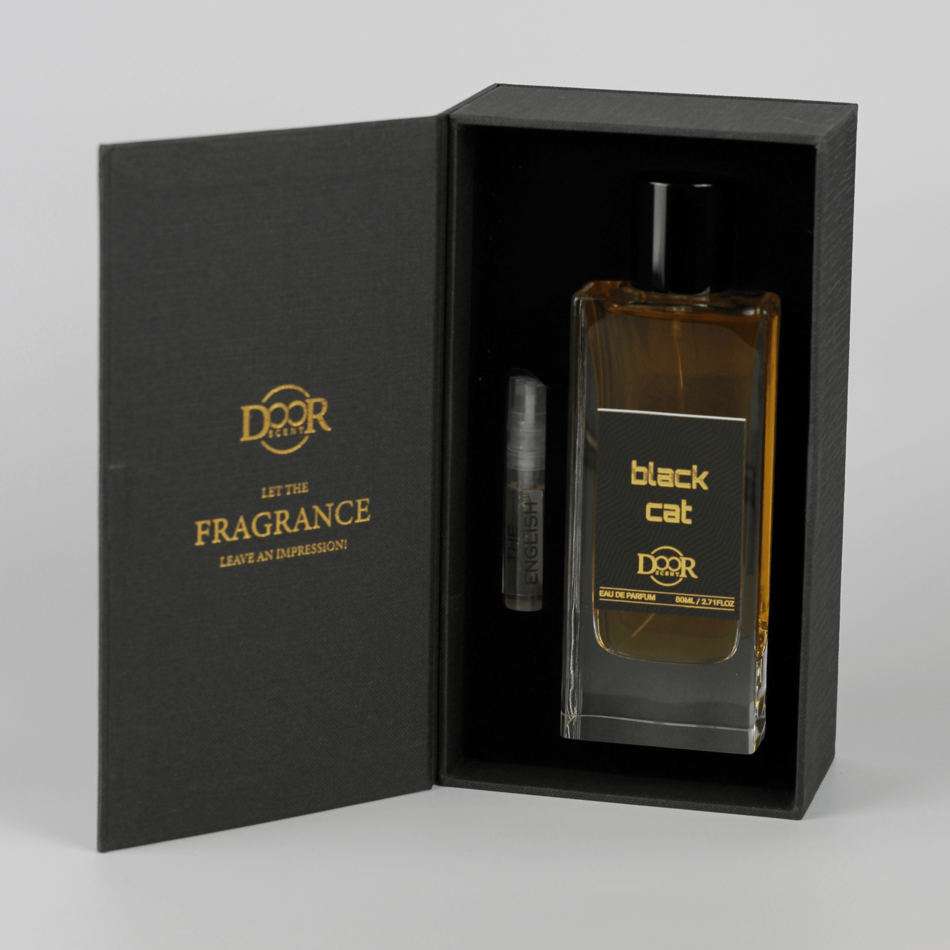 Doorscent Black Cat 80ml Perfume with Magnetic Map - Long lasting perfume