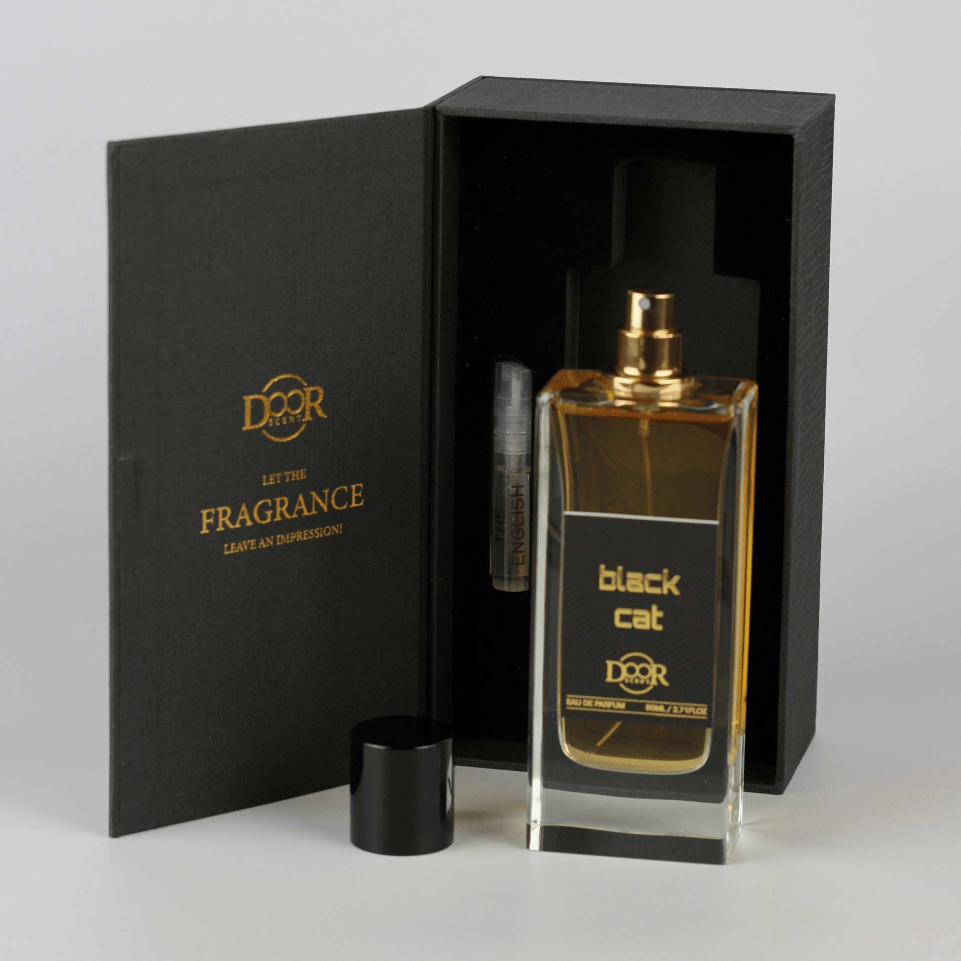 Doorscent Black Cat 80ml Perfume with Magnetic Map - Long lasting perfume