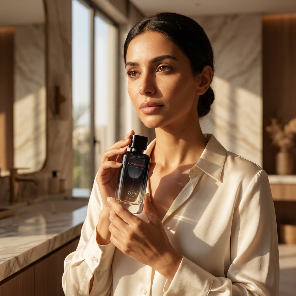 Smell Fresh & Leave a Lasting Impression | PoshPerks Long-Lasting Fresh Woody Perfume (100ml) Doorscent