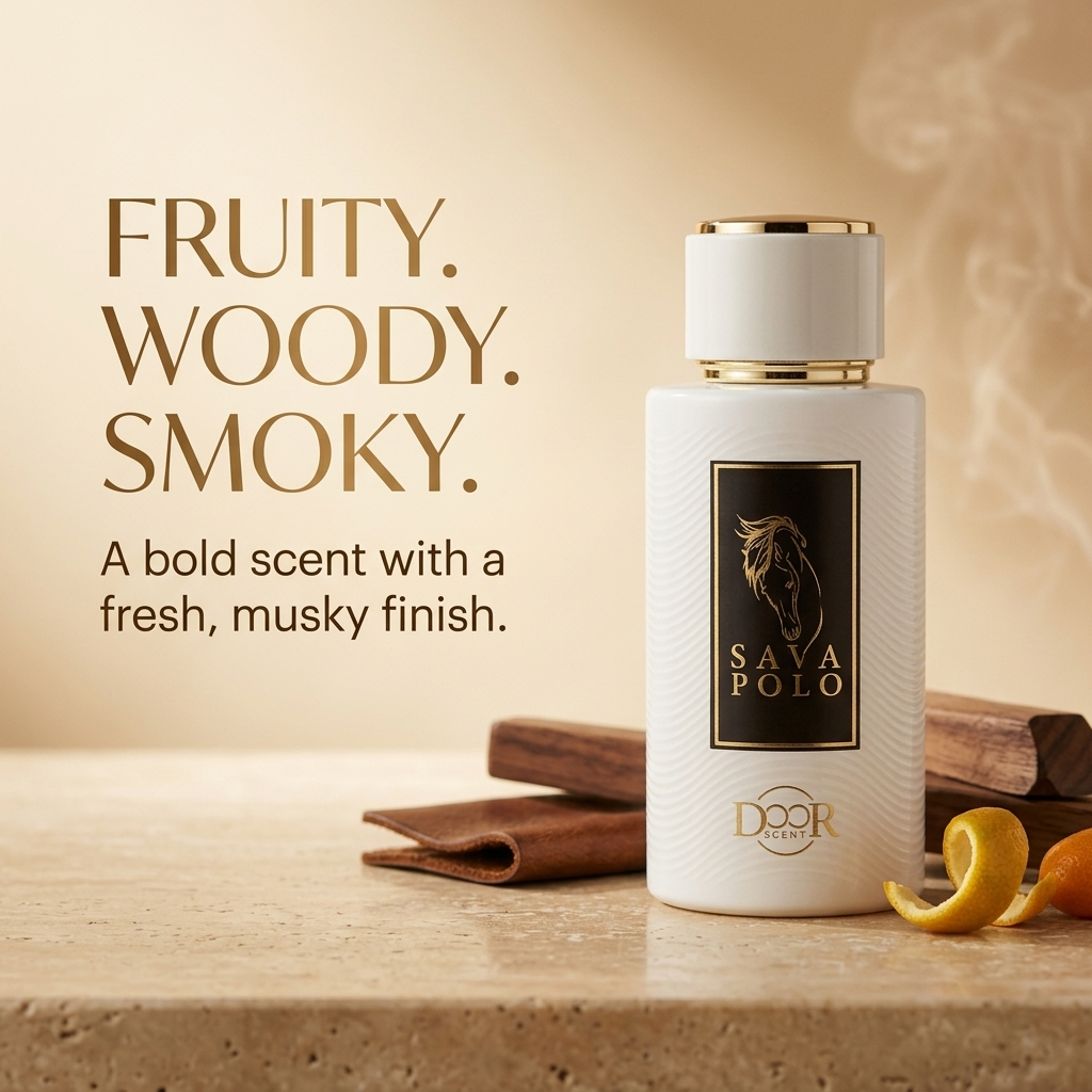 Doorscent Sava Polo | Long-Lasting Fruity Woody Perfume 100ml